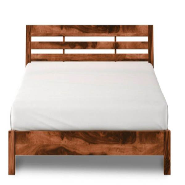 King Size Bed Sheesham Wood – Modern & Durable (King Low Height)