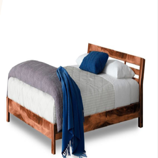 King Size Bed Sheesham Wood – Modern & Durable (King Low Height)