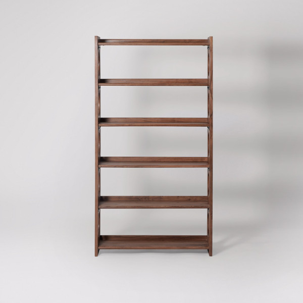 Bookshelf Modern Wooden with Circular Cutout Design
