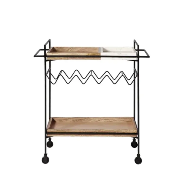 Bar Cart Serving Swoon Hansel Drinks Trolley