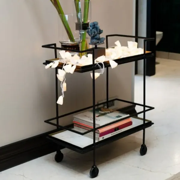 Bar Cart Serving Contardi Two-Tier