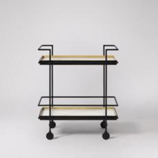 Bar Cart Serving Contardi Two-Tier