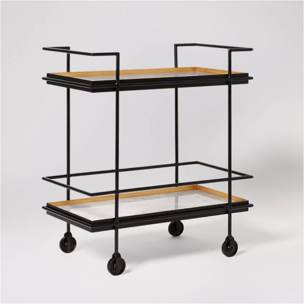 Bar Cart Serving Contardi Two-Tier