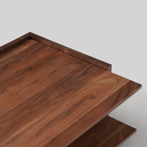 Coffee Table Rectangular Solid Wood