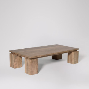 Coffee Table Chunky Wood