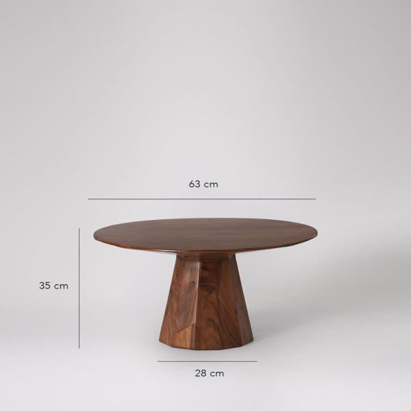 Coffee Table Round Sculptural
