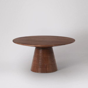 Coffee Table Round Ribbed