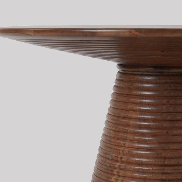 Coffee Table Round Ribbed