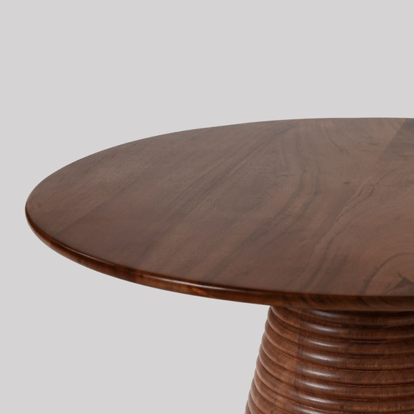 Coffee Table Round Ribbed