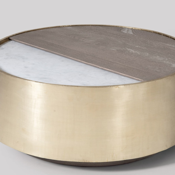 Coffee Table Round Rotating