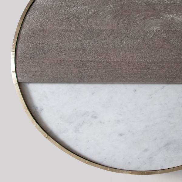 Coffee Table Round Rotating