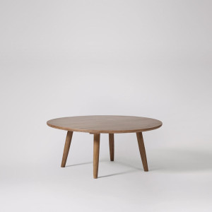 Coffee Table Round Minimalist Wood
