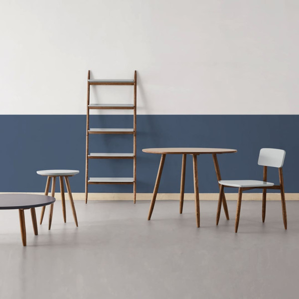 Coffee Table Round Minimalist Wood