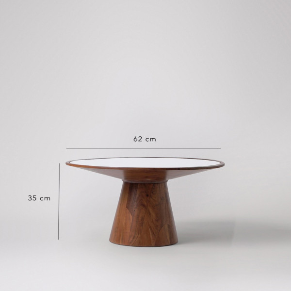 Coffee Table Modern Pedestal Design
