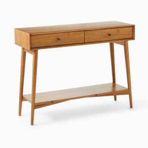 Console Table Wood Entryway Table with Drawers