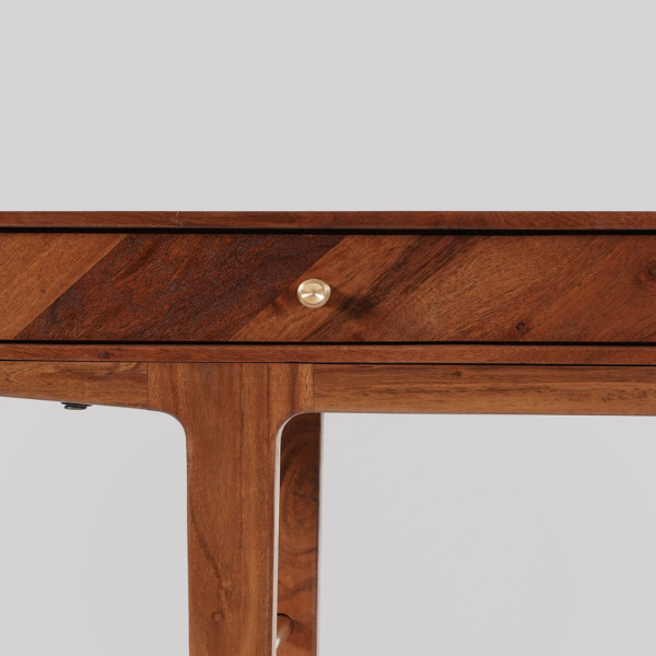 Console Table Wood Entryway with Drawers