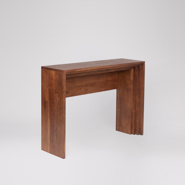 Console Table Modern Wood Entryway Table