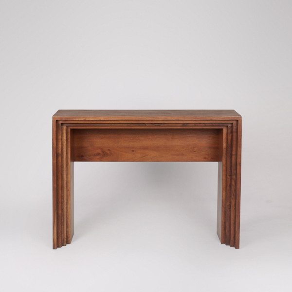 Console Table Modern Wood Entryway Table