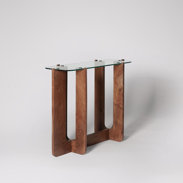 Console Table Glass Top