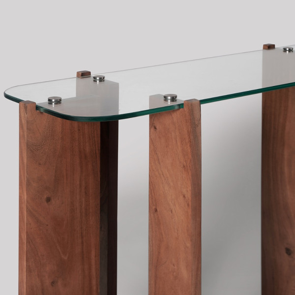 Console Table Glass Top