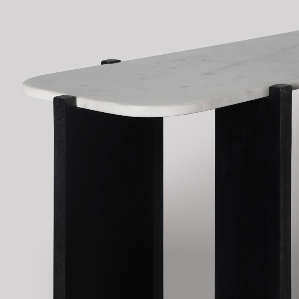 Console Table  Stone Top