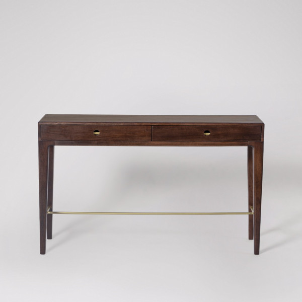 Console Table Mid-Century Wood Entryway with Drawers
