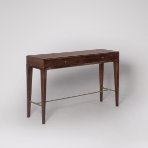 Console Table Mid-Century Wood Entryway with Drawers
