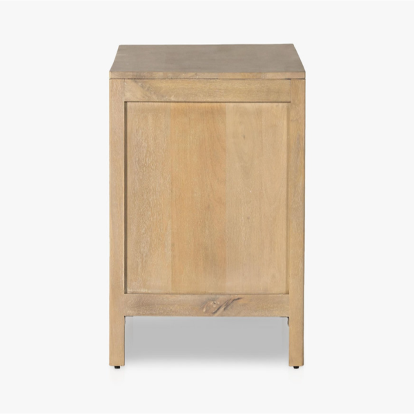 Chest of Drawer Boho Rattan – 3-Drawer Cane Front Dresser