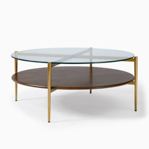 Side Table Art Display Round