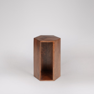 Side Table Hexagon End Table