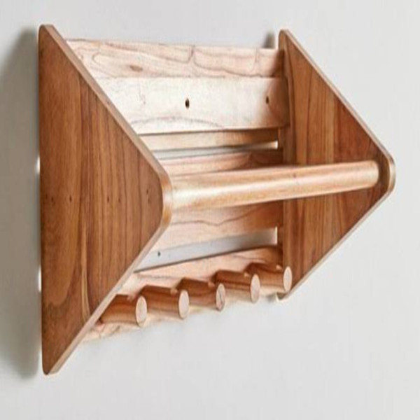 Wall Shelf Arrow with Hooks – Multi-Functional Hanging Storage Rack