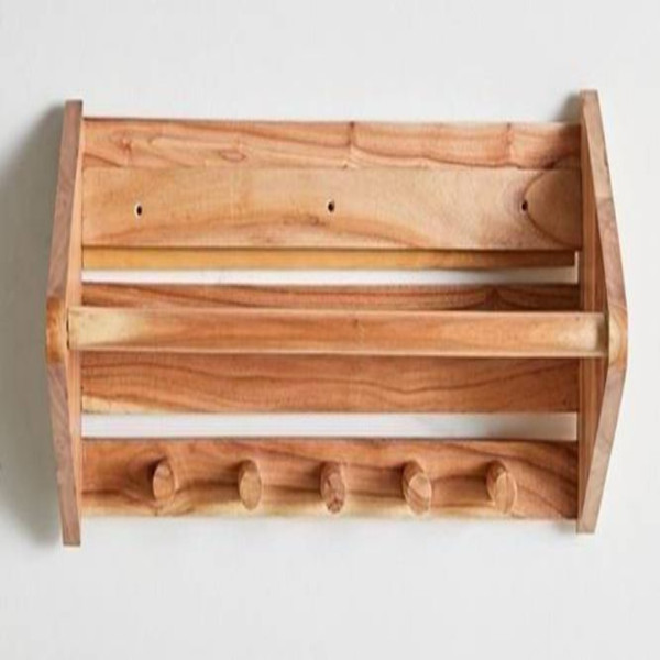 Wall Shelf Arrow with Hooks – Multi-Functional Hanging Storage Rack