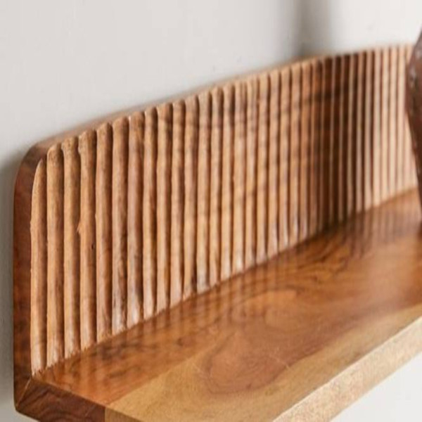 Wall Shelves Handcrafted Wooden Floating  – Modern Wall-Mounted Display