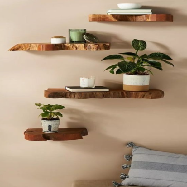Wall Shelves Floating  – Handmade Wooden Wall Shelves for Home Decor