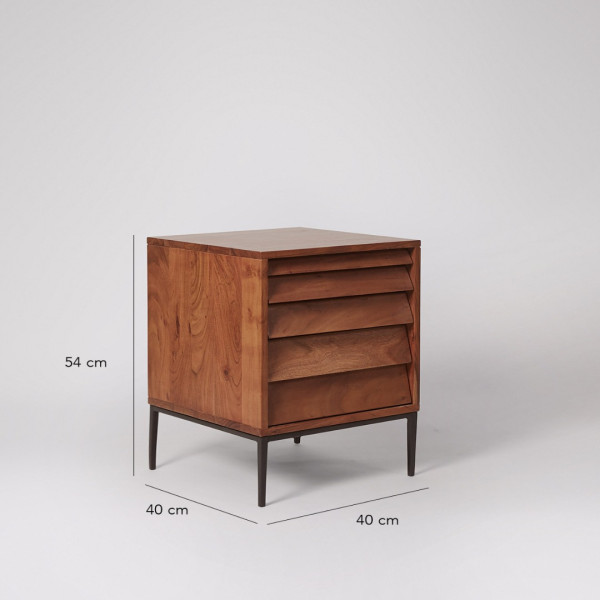 BEDSIDE 2 DRAWER