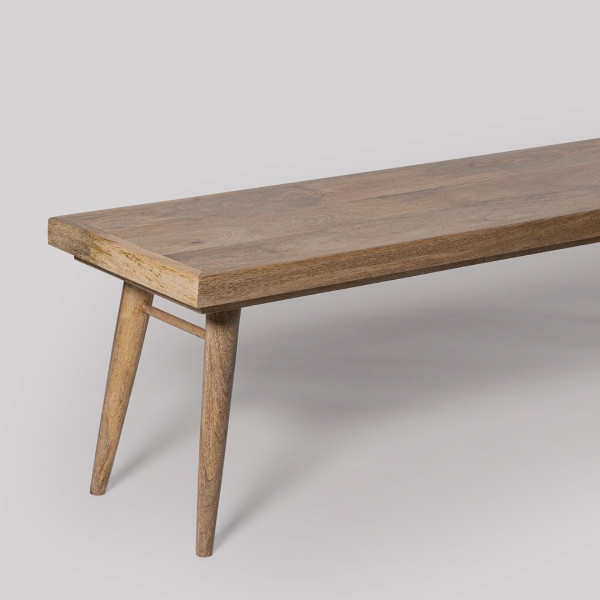 Bench Minimalist Solid Wood – Natural Finish, Modern Design