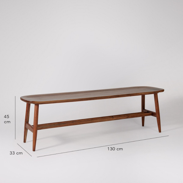 Bench Walnut Wooden – Stylish & Durable Seating for Home
