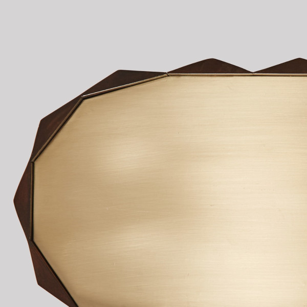 Cabinet Luxury Wooden Storage with Gold Legs